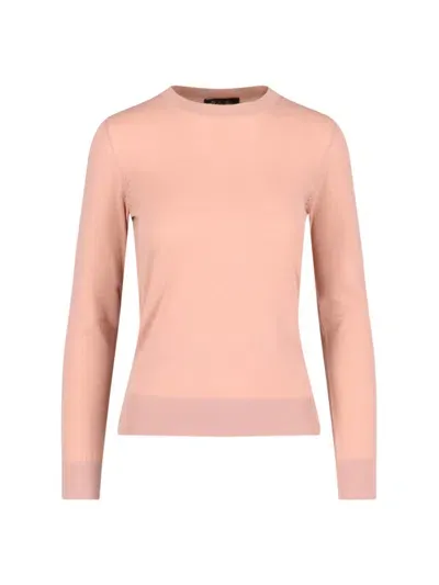 Loro Piana 'neo Piuma' Sweater In Pink