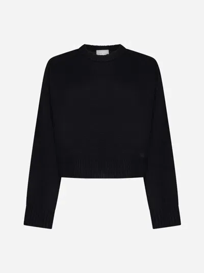 Loulou Studio Bruzzi Wool And Cashmere Sweater In Black