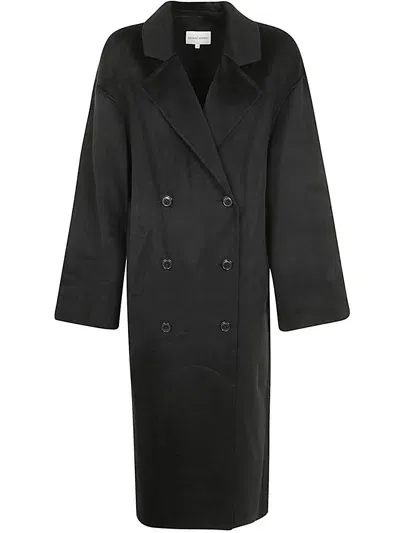 Loulou Studio Coat In Black