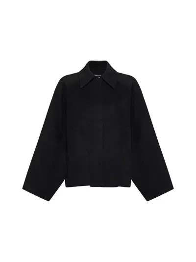 Loulou Studio Coat In Black