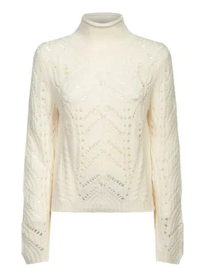 Loulou Studio Gustavia Ivory Wool And Cashmere Sweater In Neutral