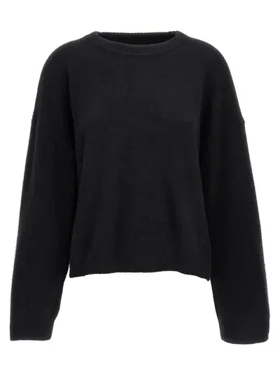 Loulou Studio 'ropo' Knit Sweater With Dropped Shoulders In Black