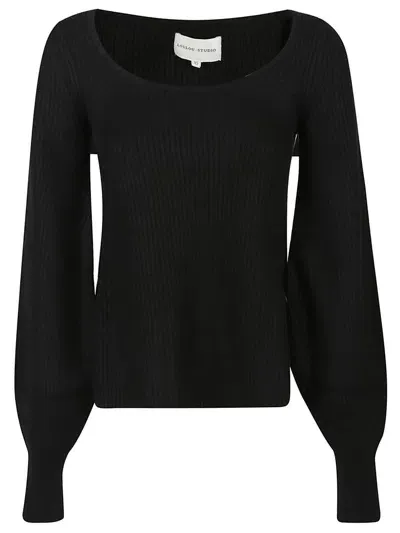 Loulou Studio Hermus Sweater In Black