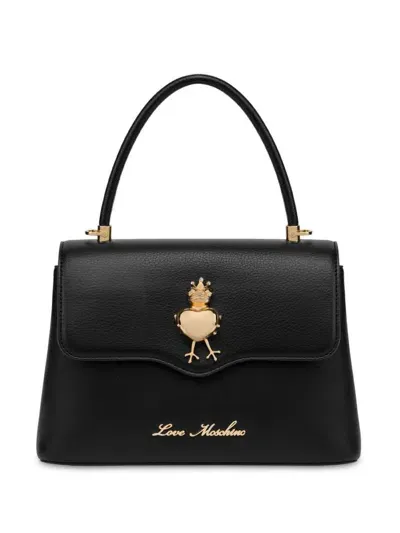 Love Moschino Faux-leather Tote Bag In Black