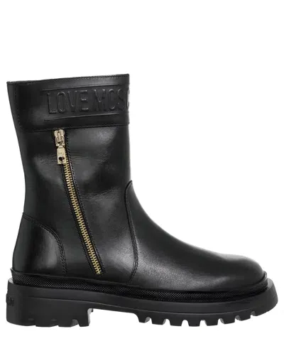 Love Moschino Boots In Black