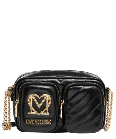 Love Moschino City Shoulder Bag In Black