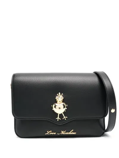 Love Moschino Funny Love Cross Body Bag In Black