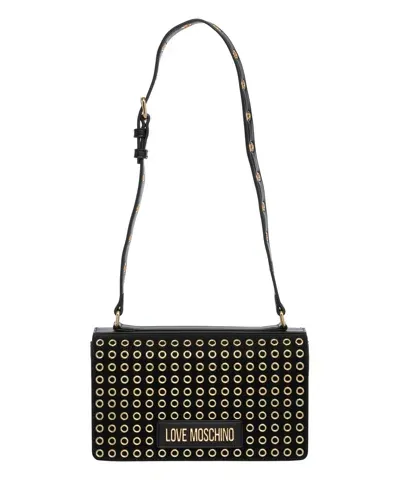 Love Moschino Glam Up Shoulder Bag In Black