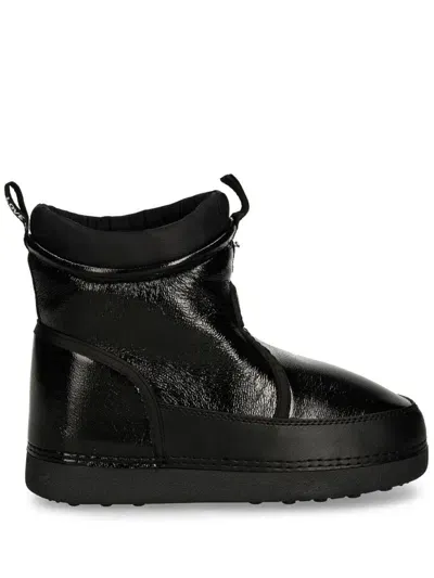 Love Moschino Logo-print Boots In Black