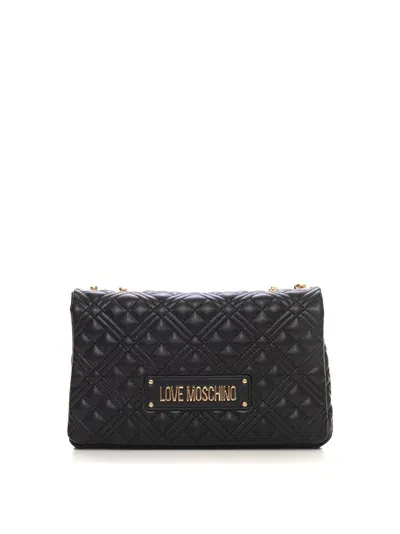 Love Moschino Medium Size Bag In Black