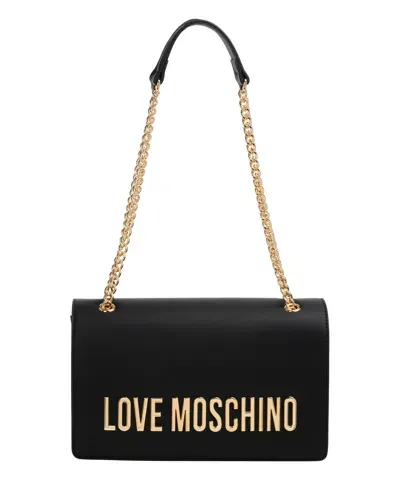 Love Moschino Shoulder Bag In Black