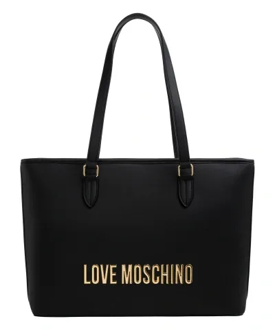 Love Moschino Tote Bag In Black