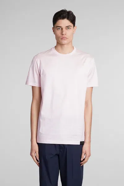 Low Brand B134 Basic T-shirt In Pink