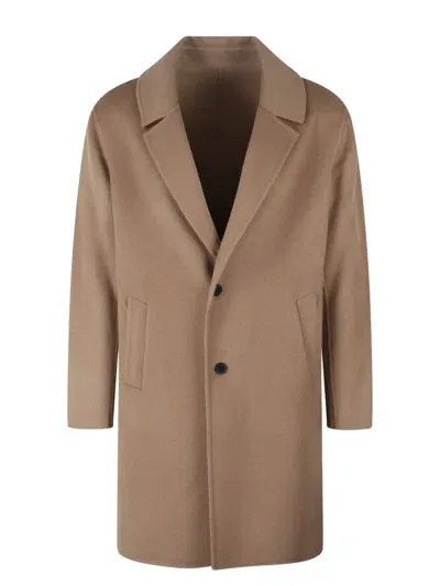 Low Brand Classic Coat In Brown