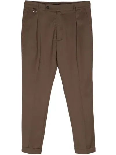 Low Brand Riviera Trousers In Brown