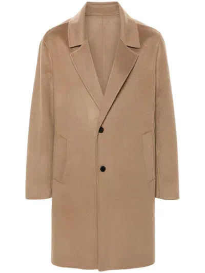 Low Brand Wool Coat In Brown