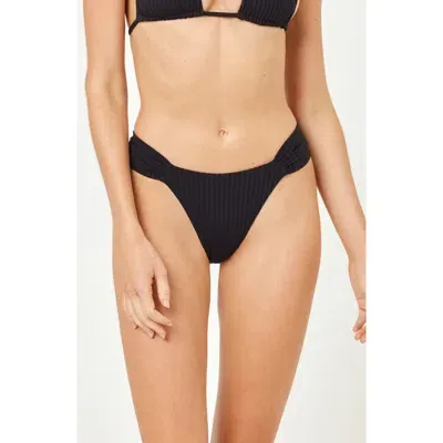 L*space Lspace Dolce Bitsy Bikini Bottoms In Black