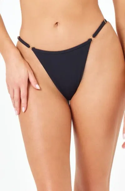 L*space Remi Bitsy Bikini Bottoms In Black