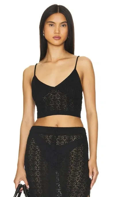 L*space Sweet Talk Top In Black