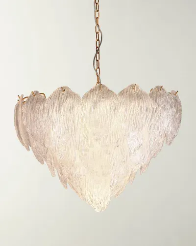 Lucas + Mckearn Acanthus Large Chandelier In Gold