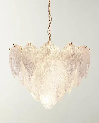 Lucas + Mckearn Acanthus Small Chandelier In Gold