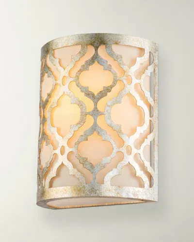 Lucas + Mckearn Arabella Sconce In Antique Silver