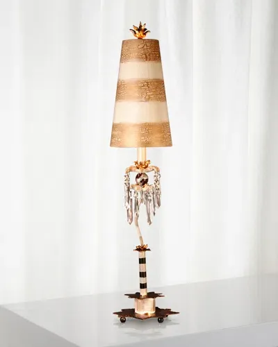 Lucas + Mckearn Birdland Table Lamp In Black, Ivory, Red