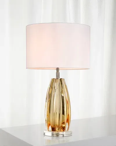 Lucas + Mckearn Cognac Table Lamp In Brown