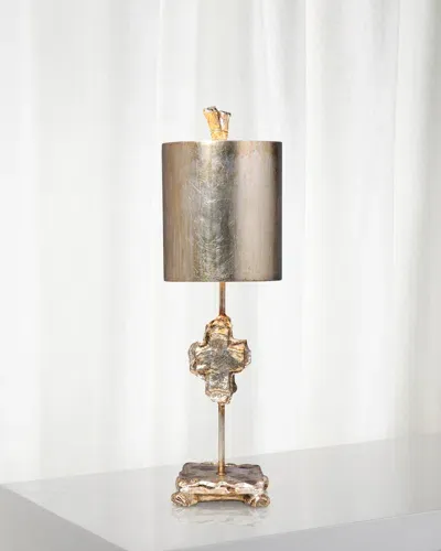 Lucas + Mckearn Cross Table Lamp In Silver