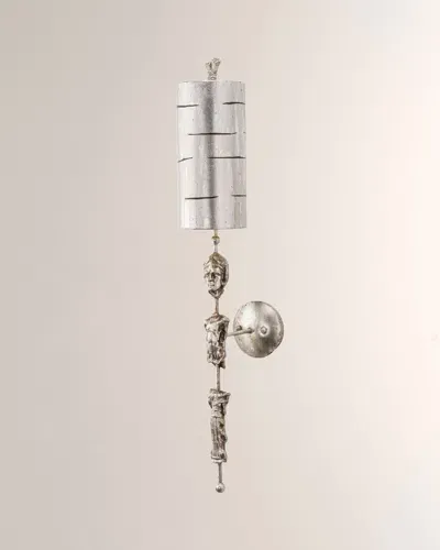 Lucas + Mckearn Fragment Silver Sconce