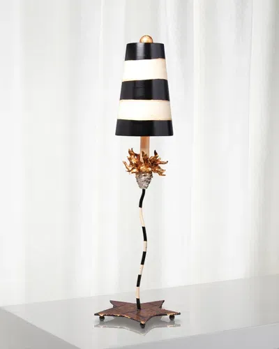 Lucas + Mckearn La Fleur Table Lamp In Black And White