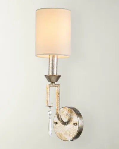 Lucas + Mckearn Lemuria Sconce In Silver