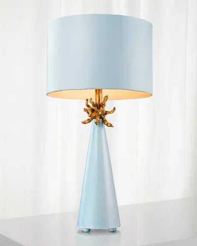 Lucas + Mckearn Neo Buffet Table Lamp In Blue Gold