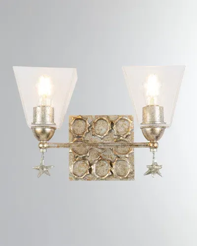 Lucas + Mckearn Star 2-light Bath Vanity Light In Gold