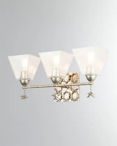 Lucas + Mckearn Star 3-light Bath Vanity Light In Gold