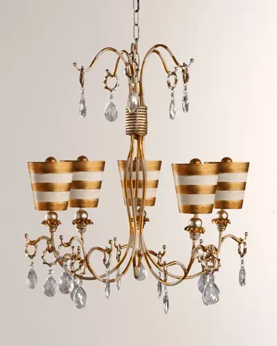 Lucas + Mckearn Tivoli Chandelier In Gold