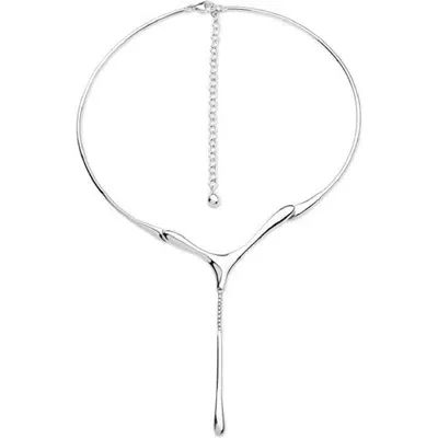 Lucy Quartermaine 1 Drop Necklace In Metallic