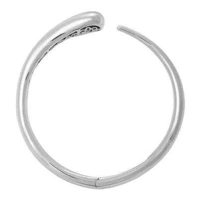 Lucy Quartermaine Luna Bangle In Metallic