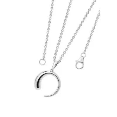 Lucy Quartermaine Luna Pendant In Metallic