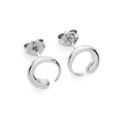 Lucy Quartermaine Luna Studs In Metallic