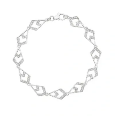 Lucy Quartermaine Tie Bracelet In Metallic