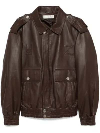 Ludovic De Saint Sernin Robert Jacket In Brown