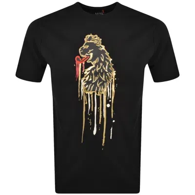 Luke 1977 Drip Tease Foil T Shirt Black