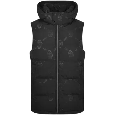 Luke 1977 Egrit Hooded Gilet Black