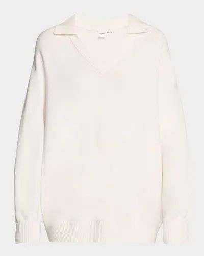 Lune Active Olly Polo Sweater In Marshmellow