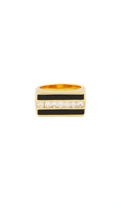 Luv Aj Panini Ring In Onyx