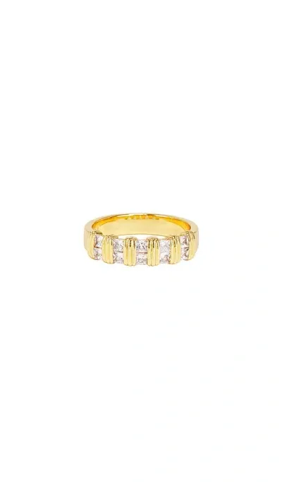 Luv Aj Remy Princess Cut Band In 골드