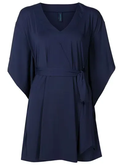 Lygia & Nanny Freya Tied-waist Tunic In Blue