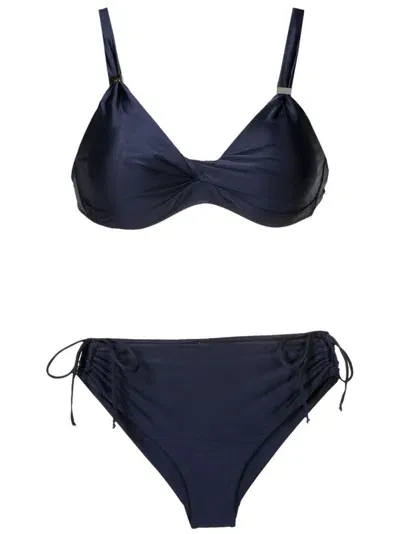 Lygia & Nanny Marcela Two-piece Bikini Set In Blue