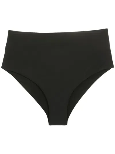 Lygia & Nanny Violeta High-waist Bikini Bottoms In Black